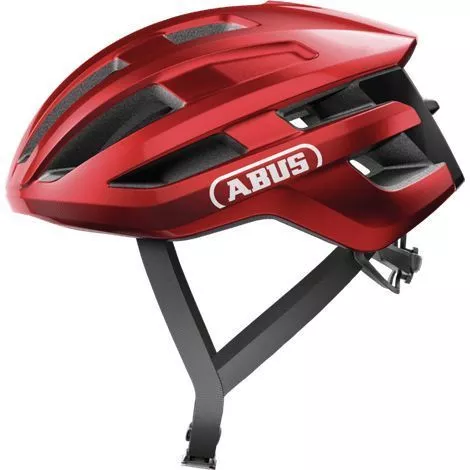 ABUS PowerDome Flip Flop Vermelho: O Capacete Definitivo para Performance e Estilo