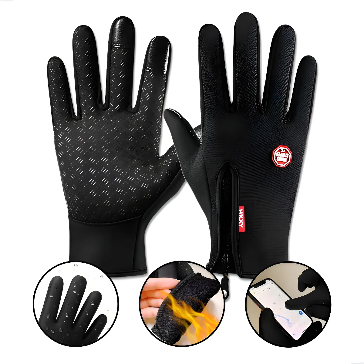 Congele Nunca Mais: A Luva Motoqueiro Térmica e Impermeável Essencial para Ciclistas no Frio!