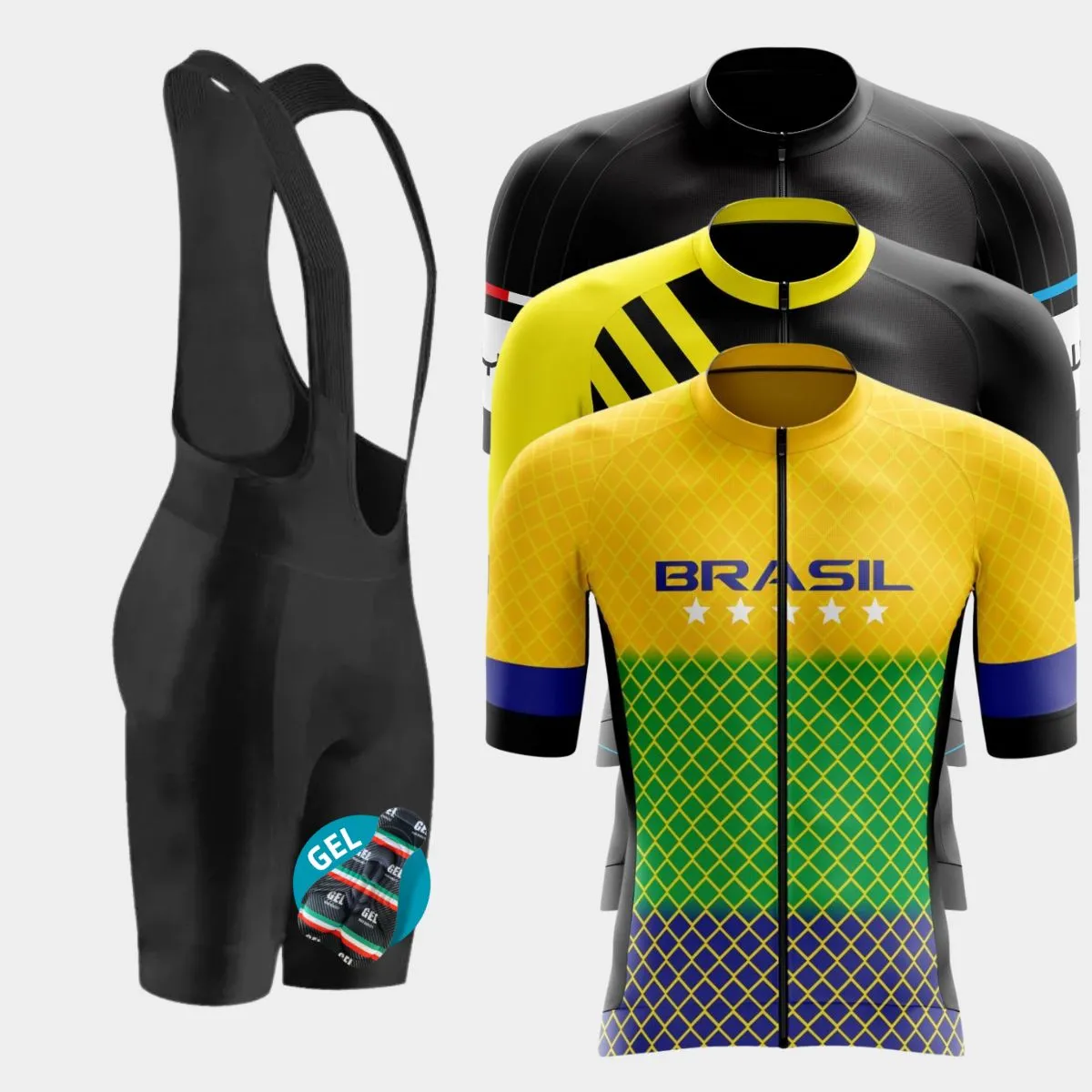 Conjunto Ciclismo Camisa Bretelle Gel: Análise Completa do Kit Zíper Total para Pedais Épicos
