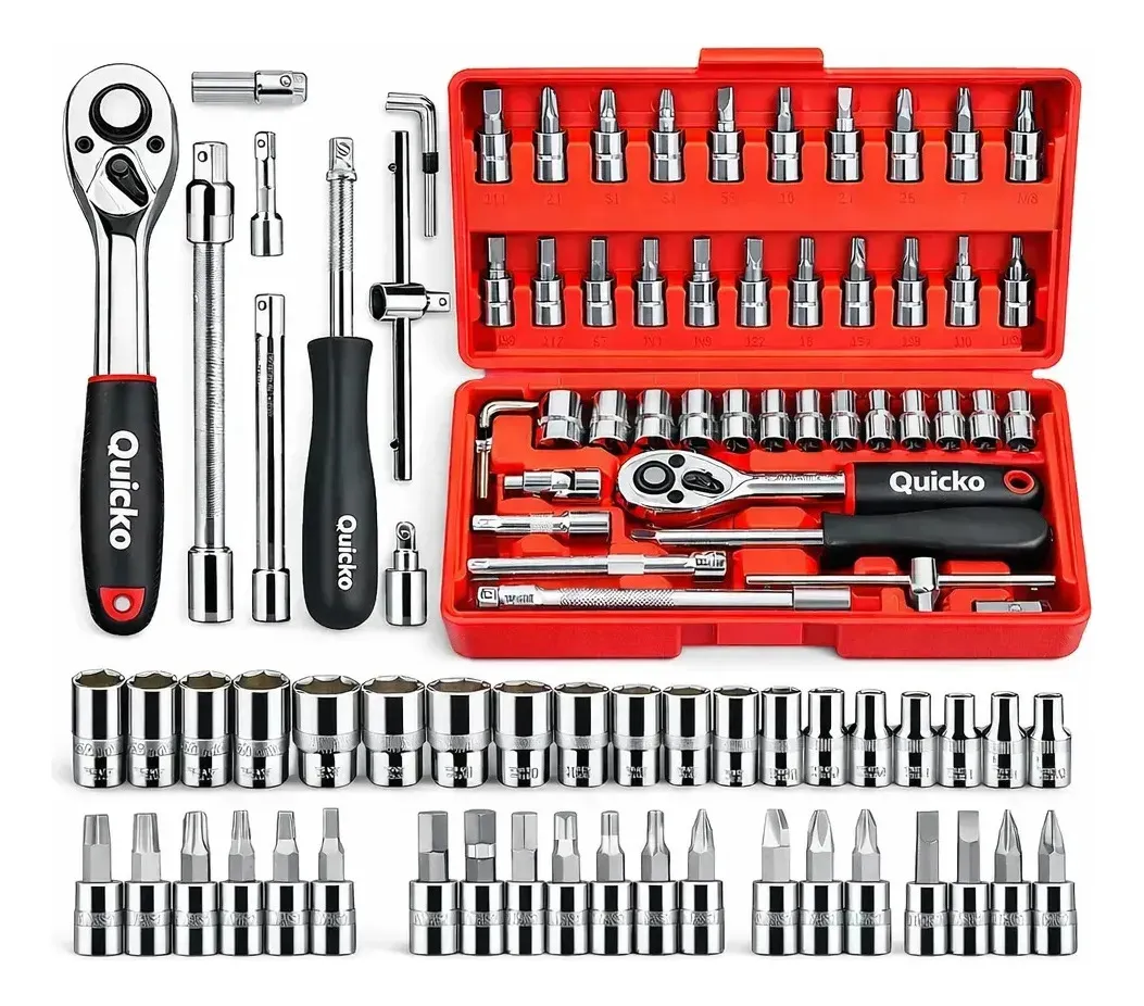 Quicko 46 Peças: O Kit de Ferramentas Definitivo para Todo Ciclista