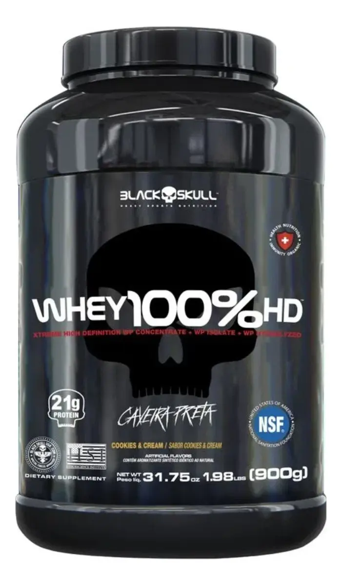 Whey 100% HD Black Skull para Ciclistas: Recupere, Otimize e Supere Seus Limites!